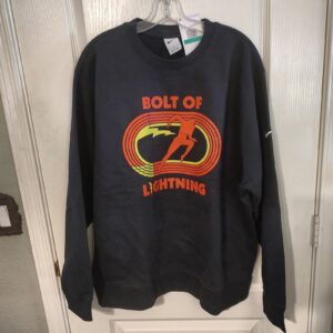 Rare Nike Bolt of Lightning Sweatshirt XL Black