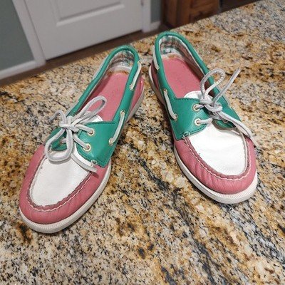 Sperry Top-Sider Women's 6M Boat Shoes ID 9826306 Leather Upper