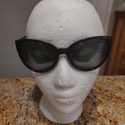 Cole Haan Sunglasses Womens Black Grey Cat Eye CH7044 003 Fashion UV 140mm