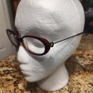 Trussardi Eyeglasses TR12501 VQ 51-19-135mm Burgundy Frame