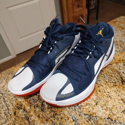 Jordan Zoom Separate Midnight Navy/University Gold DH0249-471 Men's Size 12