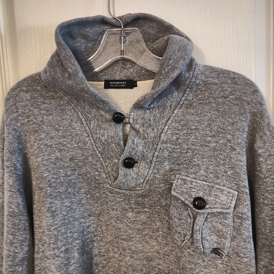 Burberry Black Label Gray Pullover Sweater Size 3