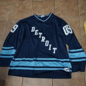 Vintage Y2K Pro Player Detroit 09 Stadium Series Hockey Jersey Men's 2XL Blue