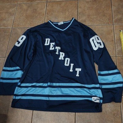 Vintage Y2K Pro Player Detroit 09 Stadium Series Hockey Jersey Men's 2XL Blue