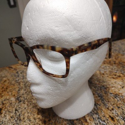 Polaroid Eyeglass Frames Hat Cap Tortoise Handmade Acetate Pld 4002/S 57mm Mens