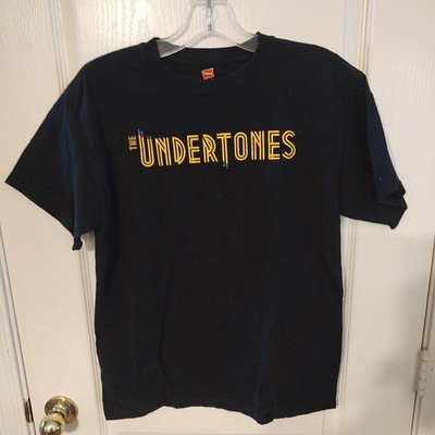 Hanes The Undertones Shirt Punk Rock Band Black Graphic Print Men's Sz Medium