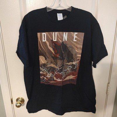 Rare Port & Company Vintage Dune Sandworm Shirt Men's Black Size 3XL
