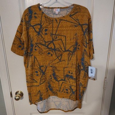 LulaRoe Disney Nightmare Before Christmas Irma Shirt Jack Skellington Sz XS NWT
