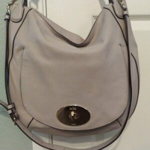 Coach Whiplash Circle Hobo Saddle Brown Soft Leather Adjustable Crossbody Bag