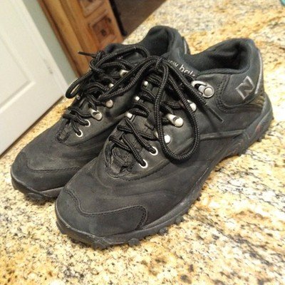 Rare New Balance 963 WW963BK Womens Hiking Shoes Sneakers Sz 7 Black Lace Up