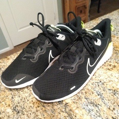 Nike Renew Ride Running Shoes Sneakers Black/Gray/Volt CD0311-007 Men's Sz 10.5
