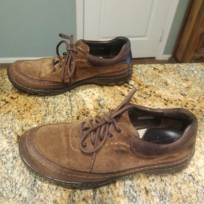Men’s Born Handcrafted Footwear Size 11.5 45.5 Brown Casual Suede Shoes M6573