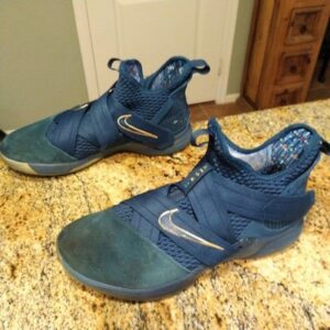 Nike Lebron Soldier XII 12 Sneakers Agimat AO4054-400 Blue Men's Size US 12