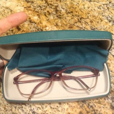 Silhouette Eyeglasses SPX 1563 10 6053 Striped Blush Frame Austria 53[]14 130