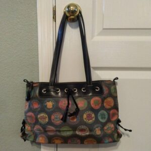 Dooney and Bourke Womens Monogram Hand Bag Multicolor
