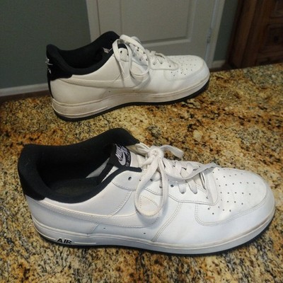 Size 11.5 Nike Air Force 1 '07 Low Black White Triple CD0884-100