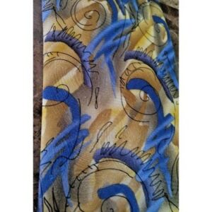 Jerry Garcia Tie Yellow 100% Silk Snail Garden Collection 14