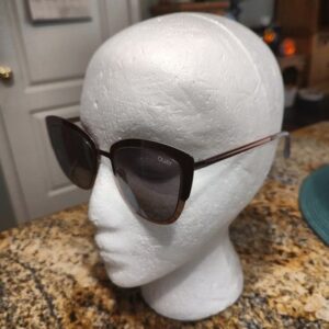 QUAY AUSTRALIA SUPER GIRL Women's Sunglasses Rose Gold Bronze Used