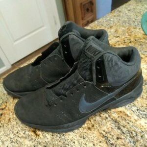 Nike Air Visi Pro 6 VI Black Basketball Shoes Lace Up 749168-003 Men’s Size 10