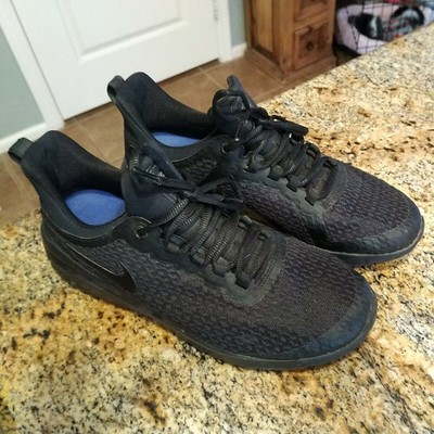 Nike Mens Renew Rival AA7400-002 Black Running Shoes Lace Up Low Top Size 8.5 US