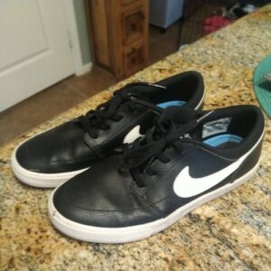 Nike SB Portmore II Mens Black Solar prm Premium Skate Shoes 923115-010 Sz 7