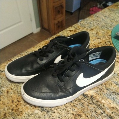 Nike SB Portmore II Mens Black Solar prm Premium Skate Shoes 923115-010 Sz 7