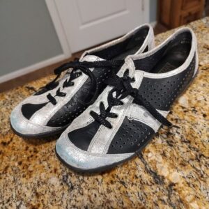 Rieker Remonte Women's Sneakers Size US 8 EU 39 Black Silver - Stylish Comfort