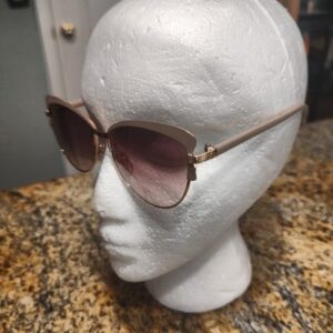 Nanette Lepore Cat Eye Sunglasses with Gradient Lenses Gold