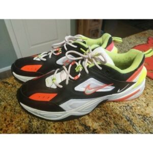Nike M2K Tekno Running Training Size 12 Black Neon White C12969-003