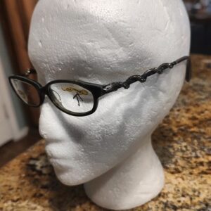 Rare Ed Hardy Women's Snake Glasses Eyeglasses EHO710 51-16-140 Olive Frame