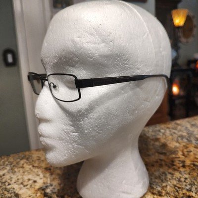 ROBERT MITCHEL RM710 Unisex Eyeglass Frames 52[]17-135 Black Metal USED
