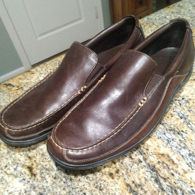 Cole Haan Tucker Venetian Loafers Men's 13M Brown Leather Slip On Shoes C04059