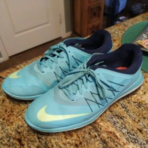 Nike Lunar Control Vapor 2 Men's Size 10 Blue Spikeless Golf Shoes 849971-400