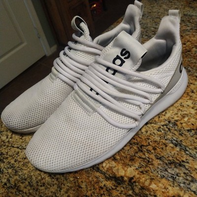 Adidas Lite Racer Adapt 3 FX8803 White Running Shoes Sneakers Men's Size 10