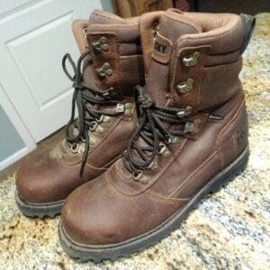 Rocky Brown Leather Ranger Waterproof Outdoor Hiking Boots RKS0437 Men's Sz 10 W