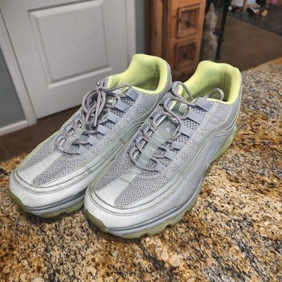 Rare Nike Air Max 97 Sneakers Gray/Yellow Size 10 ID 391252-006