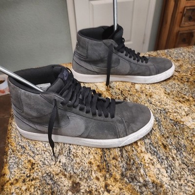 Nike SB Blazer Mid Sneakers Grey Size 10 ID 864349-006