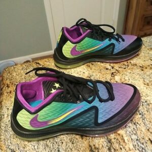 Nike Field General 2 Black Vivid Purple Neon Volt Blue Lagoon 749310-057 Sz 9.5