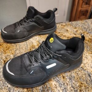 FitVille Black Safety Shoes Size 11W Model MT-LTSTCV120240112M