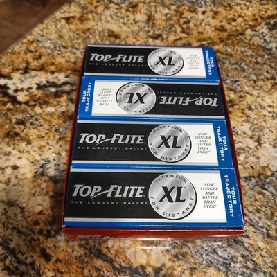 Top-Flite XL Tour Trajectory Golf Balls - 4 Pack