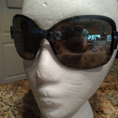 Steve Madden 302825 Women's S5133 Sunglasses, White Frame Gray Lens