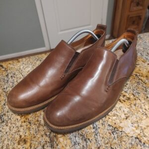 Tommy Bahama Shoes Mens Size 11.5 Brown Leather Slip On Eaton Loafers Comfort