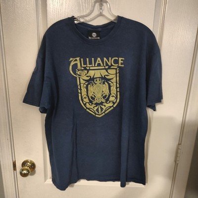 Blizzard Entertainment Alliance T-Shirt XL Navy Blue