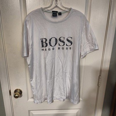 Hugo Boss White T-Shirt Regular Fit XXL Fits Like XL USA Smaller Fit