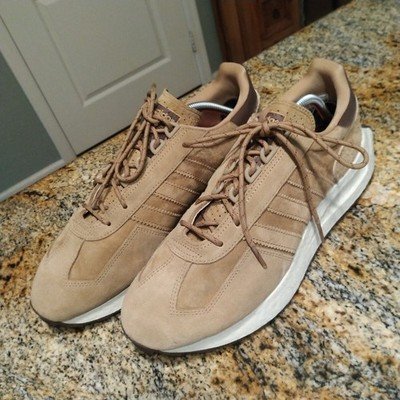 adidas Retropy E5 Cardboard/Aluminium/Brown Shoes Sneakers GX9502 Men's Sz 11.5
