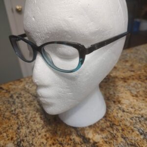 Leon Max 4010 ZYLOWARE 165 Eyeglasses Frames Blue Grey Round Cat Eye 54-16-135