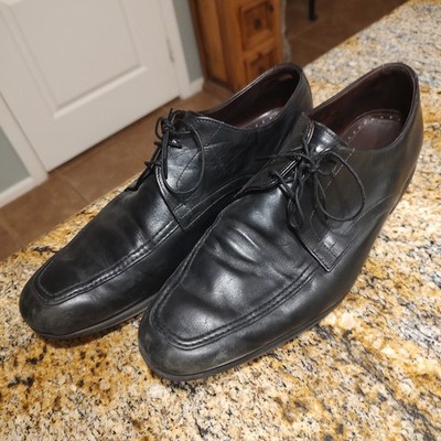 Allen Edmonds Tribeca Dress Shoes Men's Size 12 Black Leather Lace Up