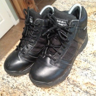 Original Swat Boots Metro Air 5" Waterproof Side-Zip Boots Black Men's Sz 6