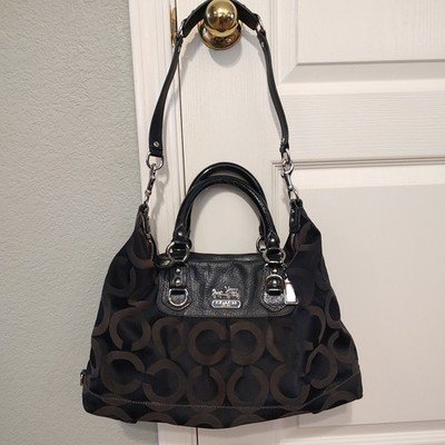 Coach Black Signature Tote Bag ID M0849-12943