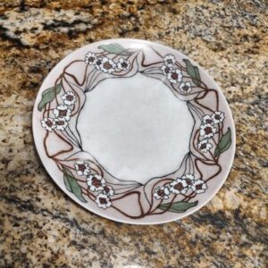Winnie Dunn Decorative Plate J&C Bavaria Floral Design Signed